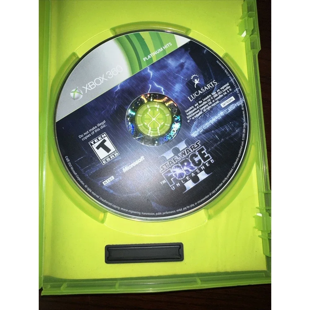 Star Wars The Force Unleashed II 2 (Microsoft Xbox 360) CIB w/ Manual & DIsc